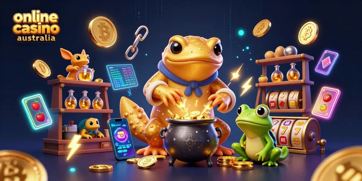 Experience thrilling gameplay at an online casino Australia with a dynamic 3D illustration!